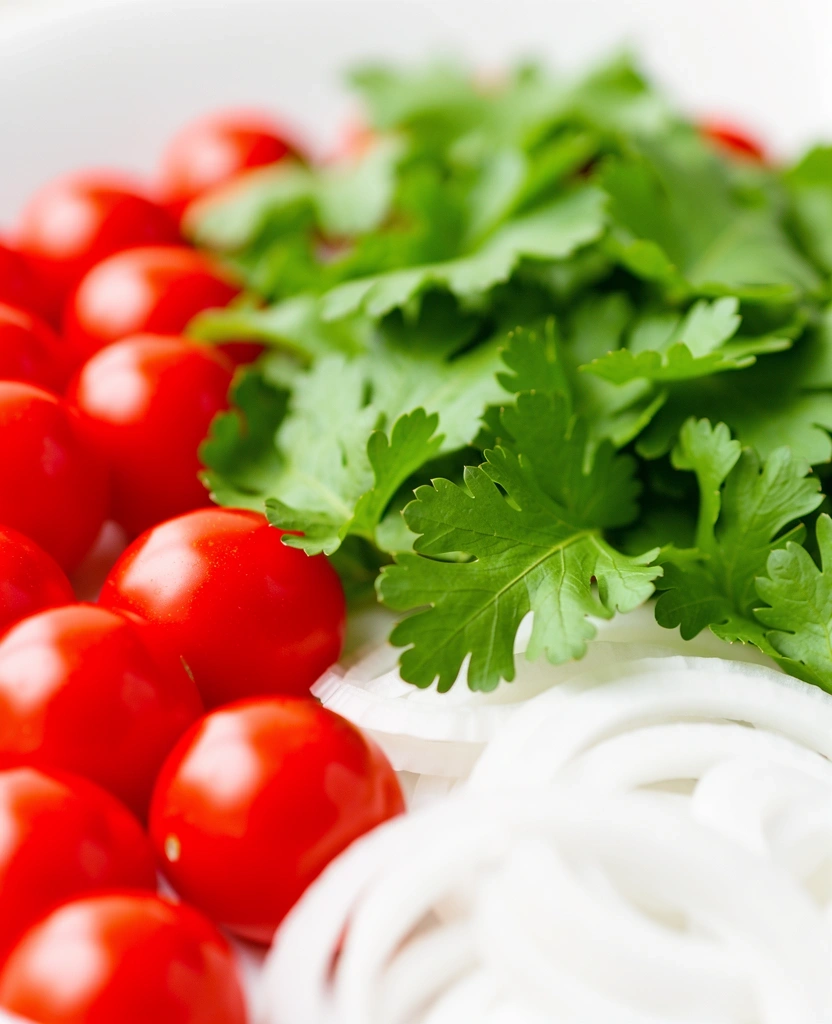 Ingredientes frescos y naturales