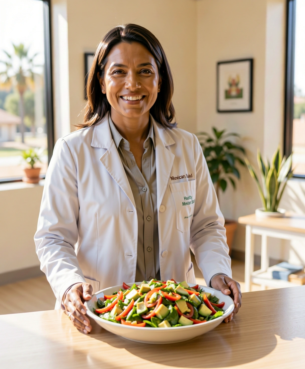 Nutricionista en un entorno profesional en Durango